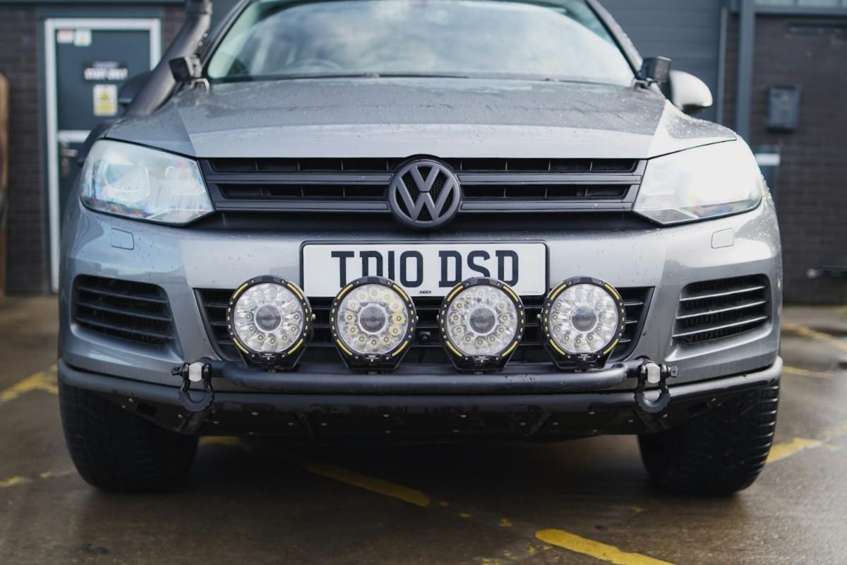 VW Touareg / Porsche Cayenne forlenget bolt til slepefeste i rustfritt stål (D-Link)