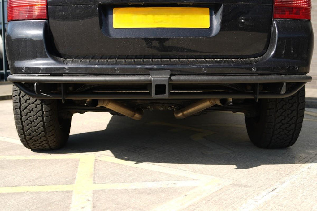 Porsche Cayenne 955 Darkside Overland Bakre rørstøtfanger med firkantfeste (Hitch Receiver)